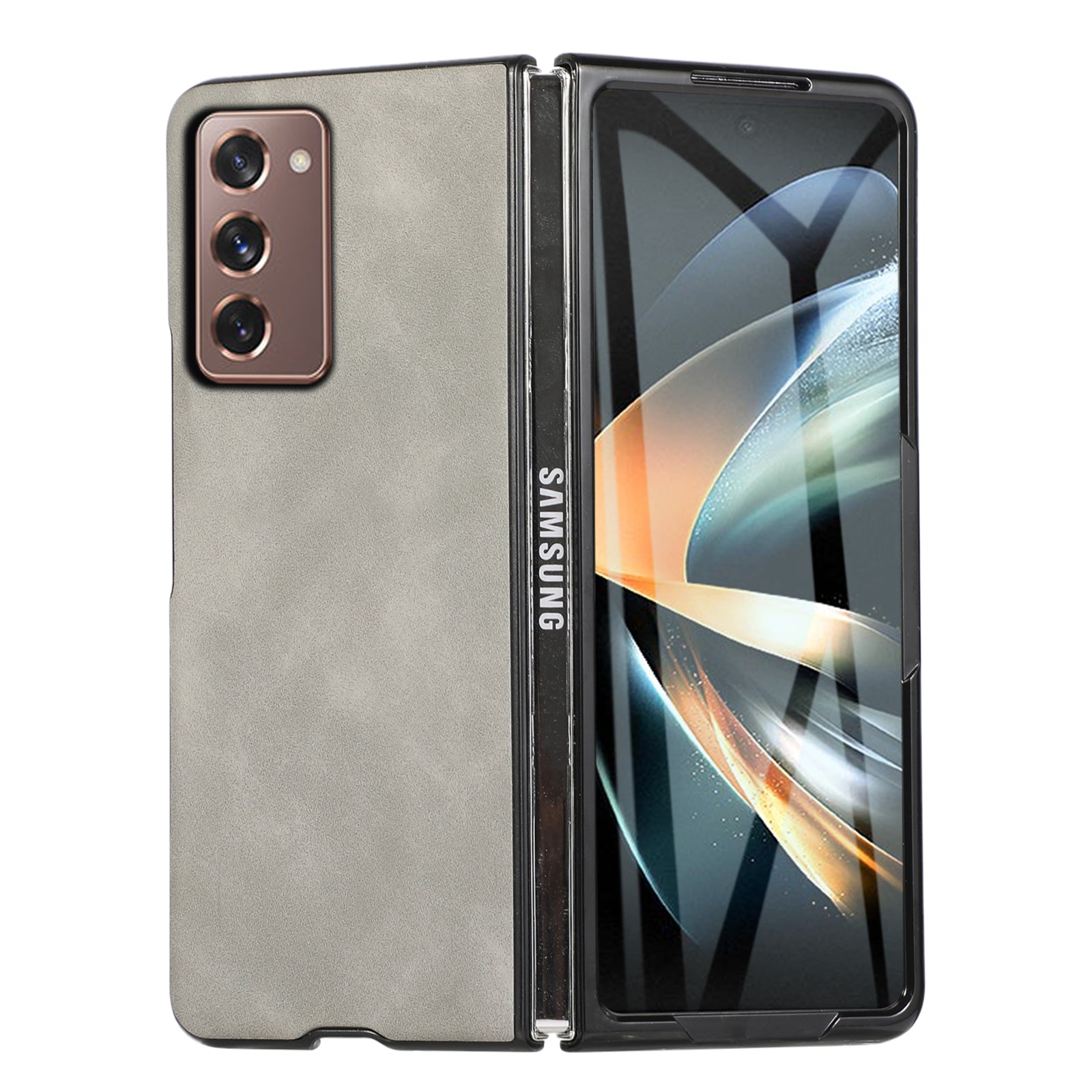 For Samsung Galaxy Z Fold2 5G Full Protection PC PU Leather Phone Case Card Slot Glass Film Cover Shell with Stylus For Samsung Galaxy Z Fold2 5G Full Protection PC PU Leather Phone Case Card Slot Glass Film Cover Shell with Stylus
